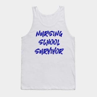 Nursing School Survivor Tank Top